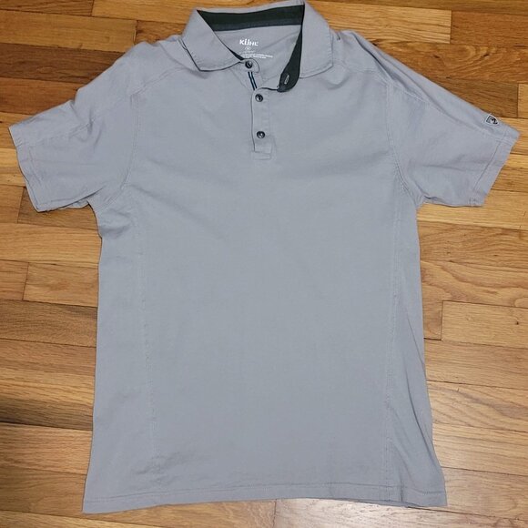 Kuhl Other - Kuhl Wayfarer Polo Light Cloud Gray Medium M Men's Excellent Used